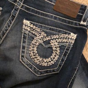 Big star crop skinny jeans